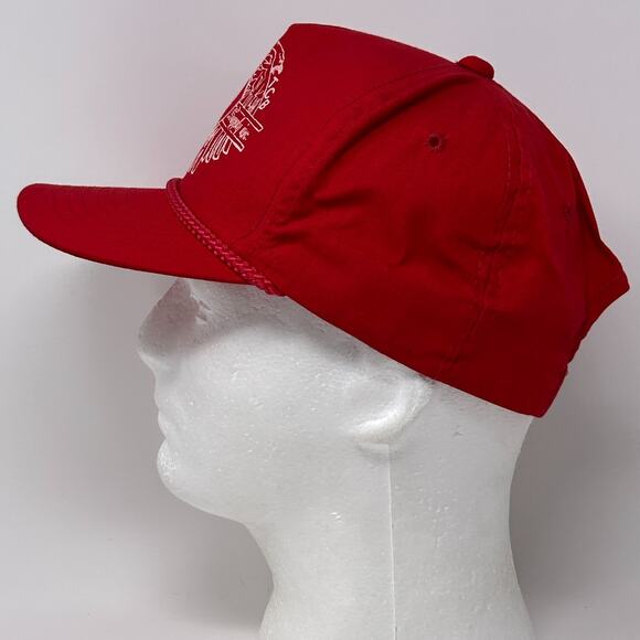 Vintage 80s Townsend Supply Inc Hat Baseball Cap Oxford Arkansas Snapback Red - Picture 6 of 9